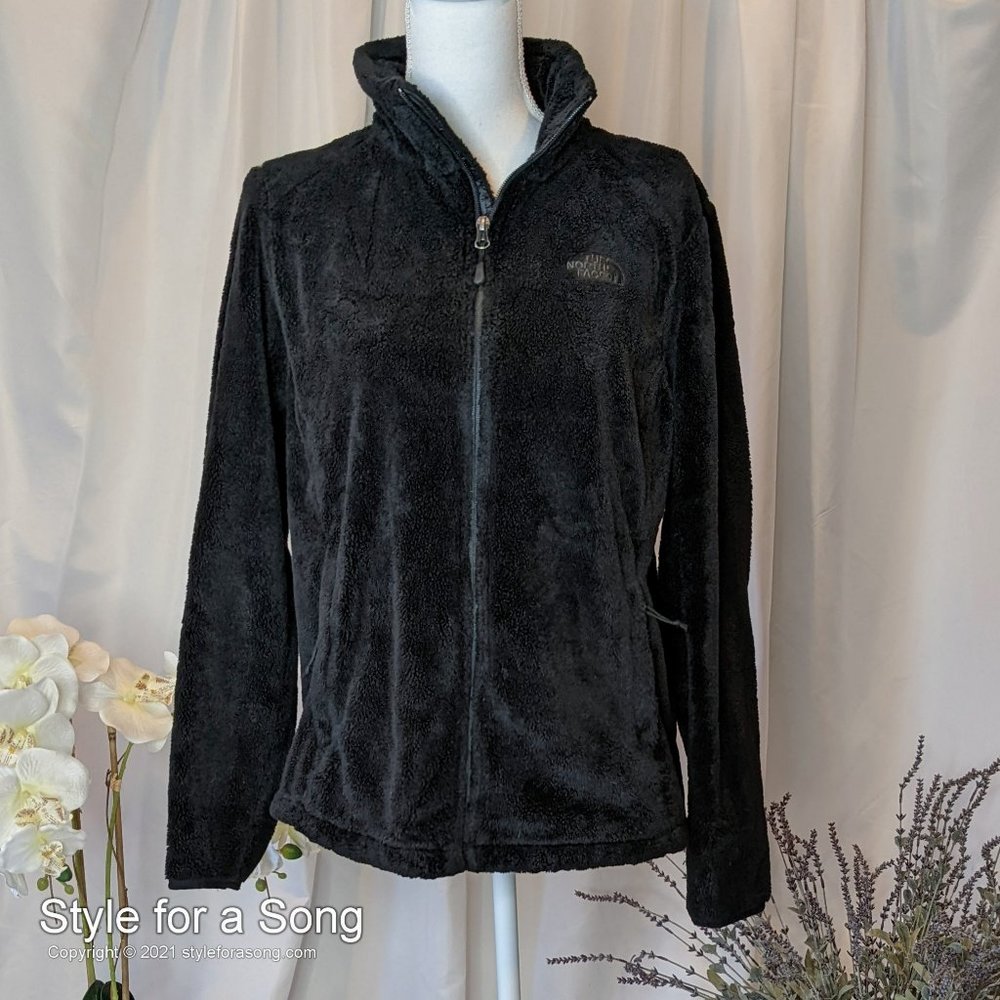 The North Face Black Full Zip Fleece Large